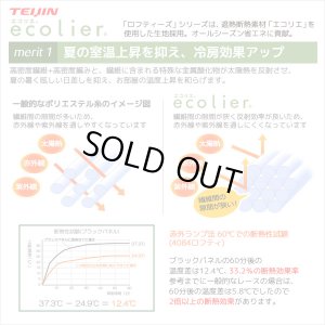 画像4: ★【送料無料】夜も外から見えにくい・断熱省エネ・UVカットカフェカーテン ロフティーズ 巾145ｘ高さ176cm ロングサイズ【在庫品】1枚入