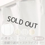 ★送料無料 アウトレット カーテン 4枚セット 遮光1級 + レース お買い得カーテン4枚組 1級遮光カーテン2枚 レースカーテン2枚 計4枚入り 8366 4250 カーテンセット おしゃれ 既製品 遮光1級 遮熱 断熱 【在庫品】