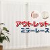 画像1: ★レースカーテン ミラー アウトレット 8サイズ ミラーカーテン レースカーテン お得サイズ 幅100cm×高さ108・118・133・176・183・198・208・218cm丈 2枚組【在庫品】 (1)