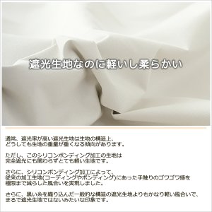 画像9: カフェカーテン 完全遮光 遮光 1級 遮光率100％ 無地 断熱 遮熱 保温 防寒 シリコンボンディング加工 マックス 5423 ファイル 5417 アイボリー イージーオーダー  1枚入【受注生産A】