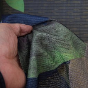 画像6: ★のれん 32012「ふくろう一家」 巾85×高さ150cm【在庫品】 ノレン 暖簾 フクロウ 梟 満月 柄プリント メール便可(1枚まで)