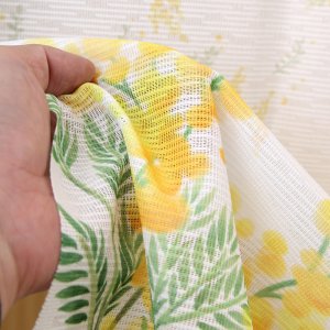 画像6: ★のれん 32015「ミモザ」 巾85×高さ150cm【在庫品】 ノレン 暖簾 花柄 みもざ 柄プリント 黄色 イエロー メール便可(1枚まで)