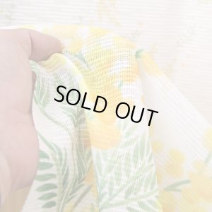 画像6: ★のれん 32015「ミモザ」 巾85×高さ150cm【在庫品】 ノレン 暖簾 花柄 みもざ 柄プリント 黄色 イエロー メール便可(1枚まで)
