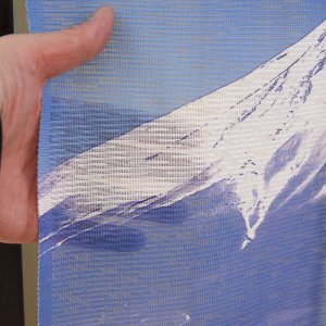 画像4: ★のれん 32045「富士山と桜」 巾85×高さ150cm【在庫品】 ノレン 暖簾 富士山 桜 湖 柄プリント メール便可(1枚まで)