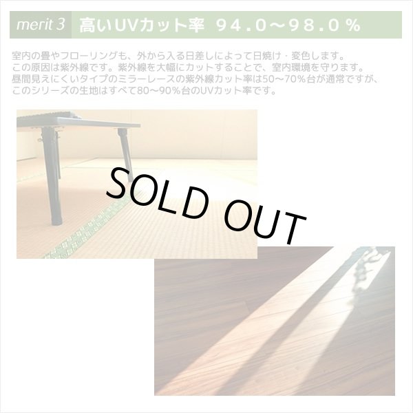 画像6: ★【送料無料】夜も外から見えにくい・断熱省エネ・UVカットカフェカーテン ロフティーズ 巾145ｘ高さ176cm ロングサイズ【在庫品】1枚入 (6)